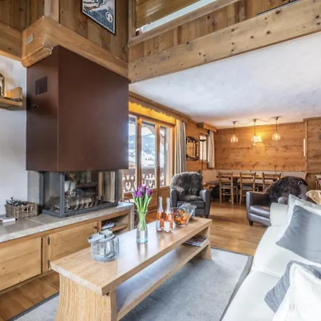 Apartment Le Cerf Du Bois - Luxury Duplex In Megeve